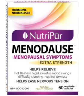 Nutripur Menodause Extra Strength 60 Vegi Capsules | Unbeatable Prices, Daily Deals | VITASHOP