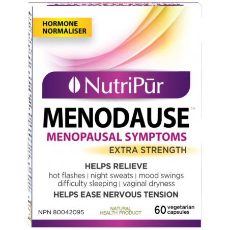 Nutripur 뉴트리푸어 Menodause 엑스트라 스트렝스 60 식물성 캡슐 | 매일 업데이트되는 특가 상품 | VITASHOP