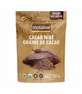 rootalive Organic Cacao Nibs 200 g | Unbeatable Prices, Daily Deals | VITASHOP