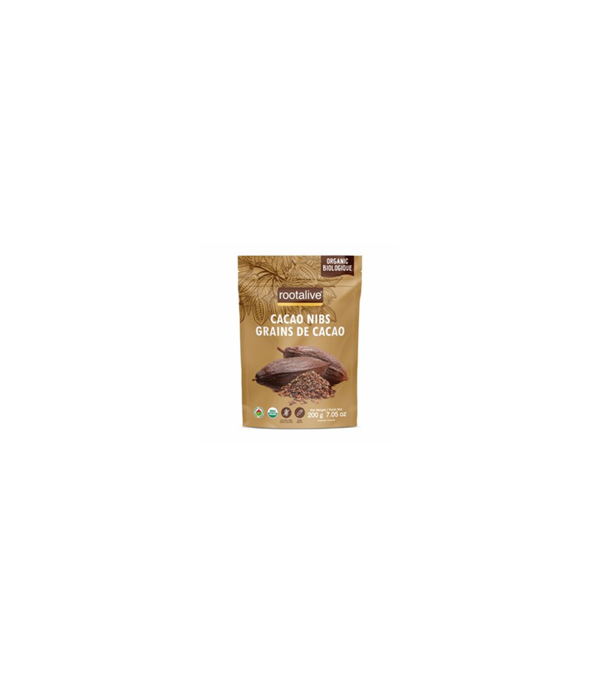 rootalive Organic Cacao Nibs 200 g | 每天不同折扣, 全网最低价格 | 种类齐全的保健品店铺 VITASHOP, 只有你想不到, 没有你买不到 !