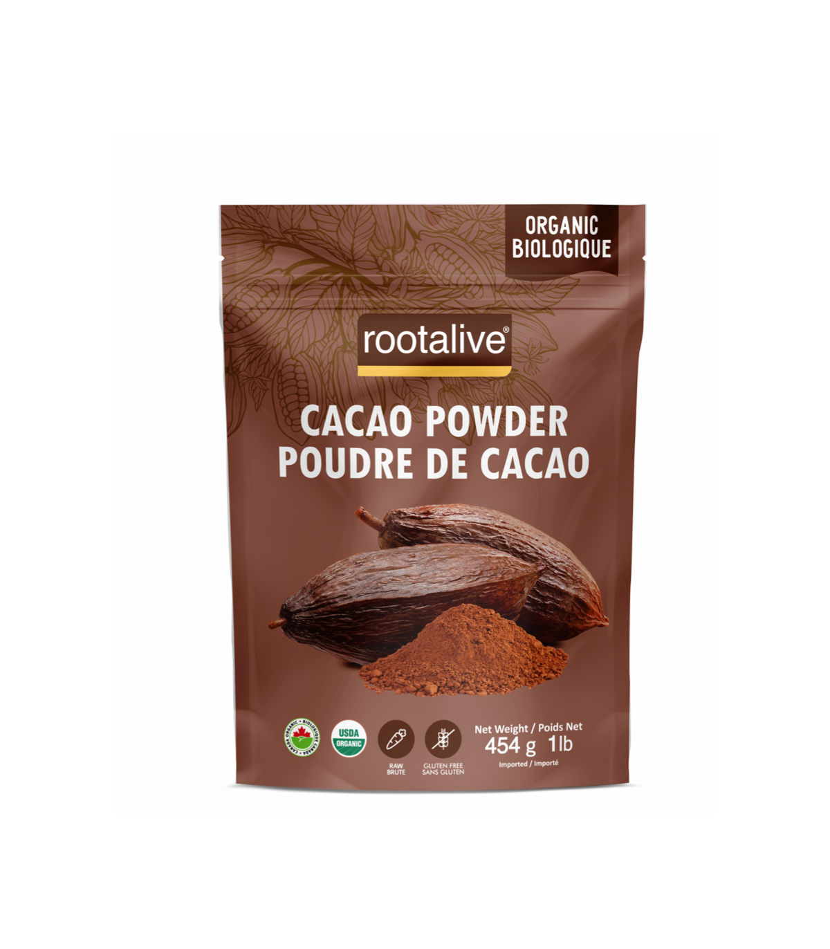 rootalive Organic Cacao Powder 454 g | Unbeatable Prices, Daily Deals | VITASHOP
