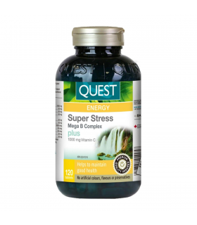 QUEST 퀘스트 슈퍼 스트레스 B 콤플렉스 + Vit C 120정 | 매일 업데이트되는 특가 상품 | VITASHOP