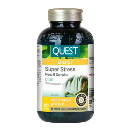 QUEST Super Stress B Complex + Vit C 120 Tablets | Unbeatable Prices, Daily Deals | VITASHOP