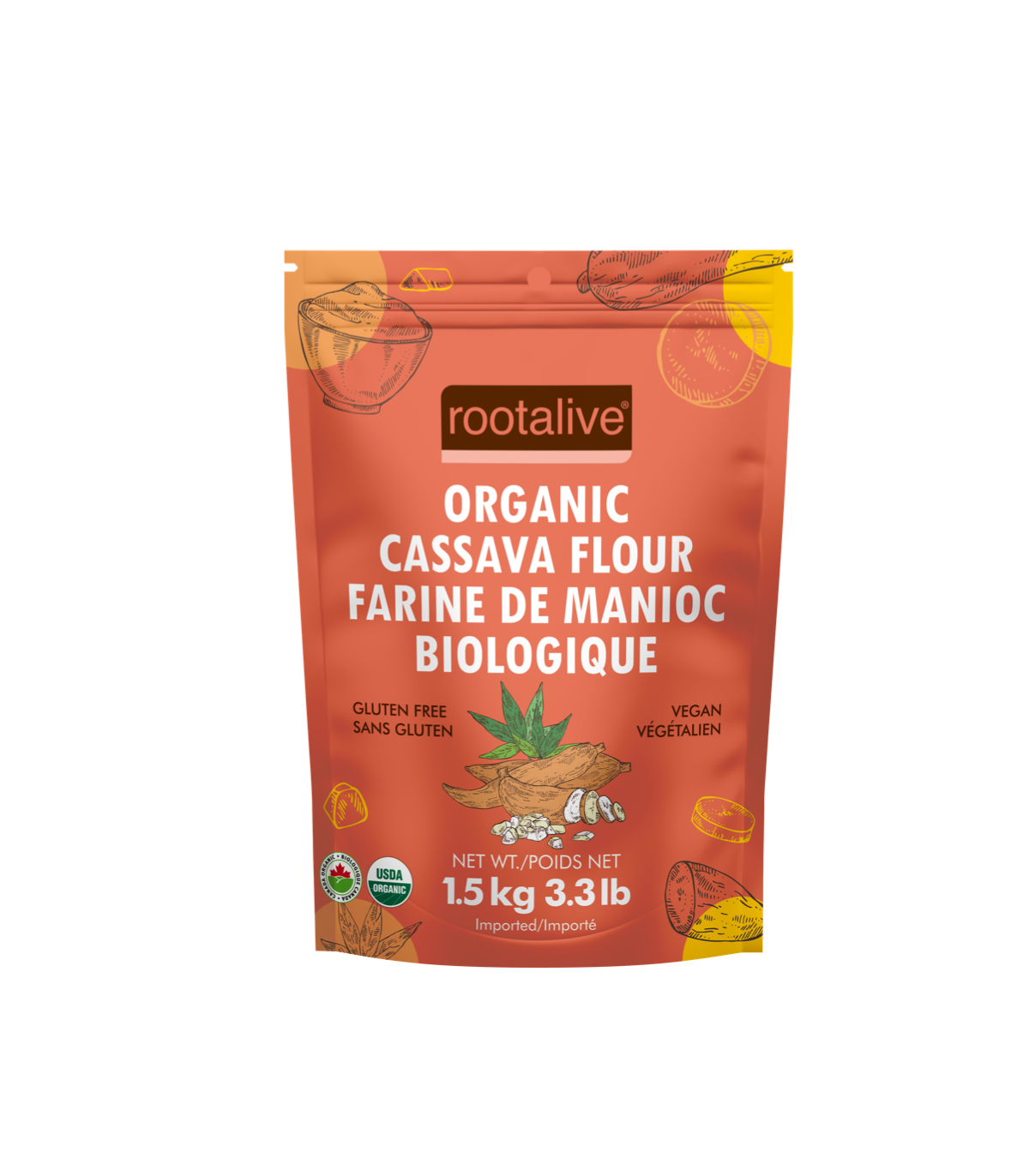 rootalive 루트얼라이브 유기농 카사바 가루 1.5kg | 매일 업데이트되는 특가 상품 | VITASHOP