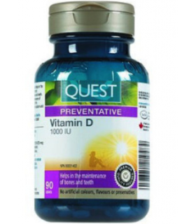 QUEST Vitamin D 1000 IU 90 Tablets | 每天不同折扣, 全网最低价格 | 种类齐全的保健品店铺 VITASHOP, 只有你想不到, 没有你买不到 !