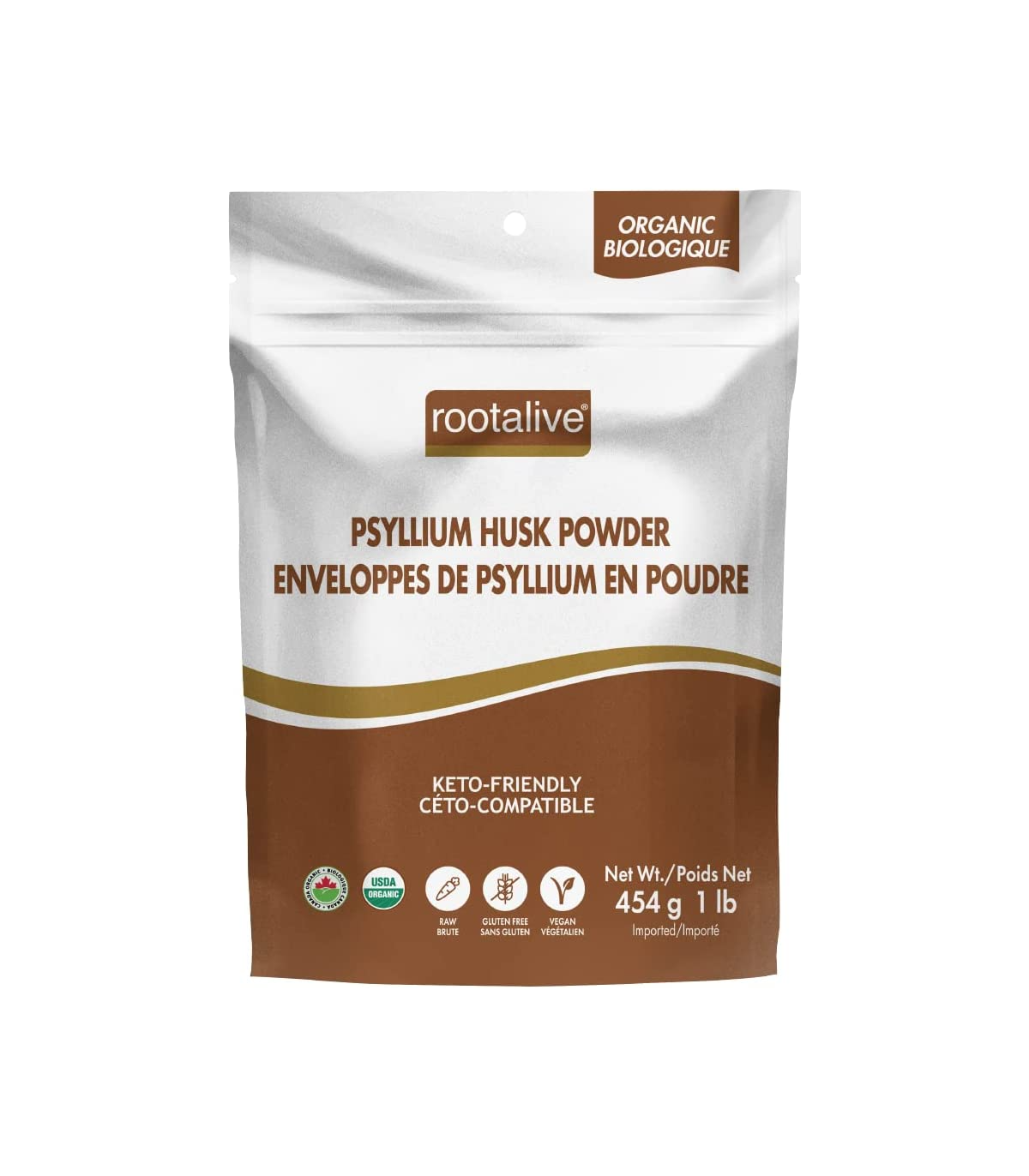 rootalive 루트얼라이브 유기농 차전자피 분말 454g | 매일 업데이트되는 특가 상품 | VITASHOP