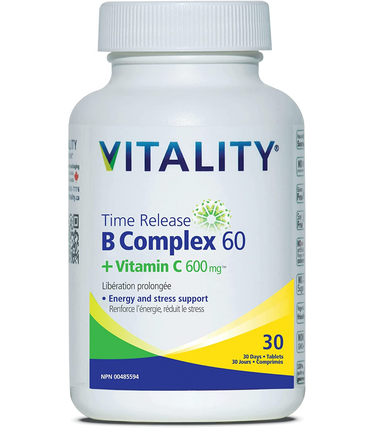 VITALITY Time Release B 60 mg + C 600 mg 30 Tablets | 每天不同折扣, 全网最低价格 | 种类齐全的保健品店铺 VITASHOP, 只有你想不到, 没有你买不到 !
