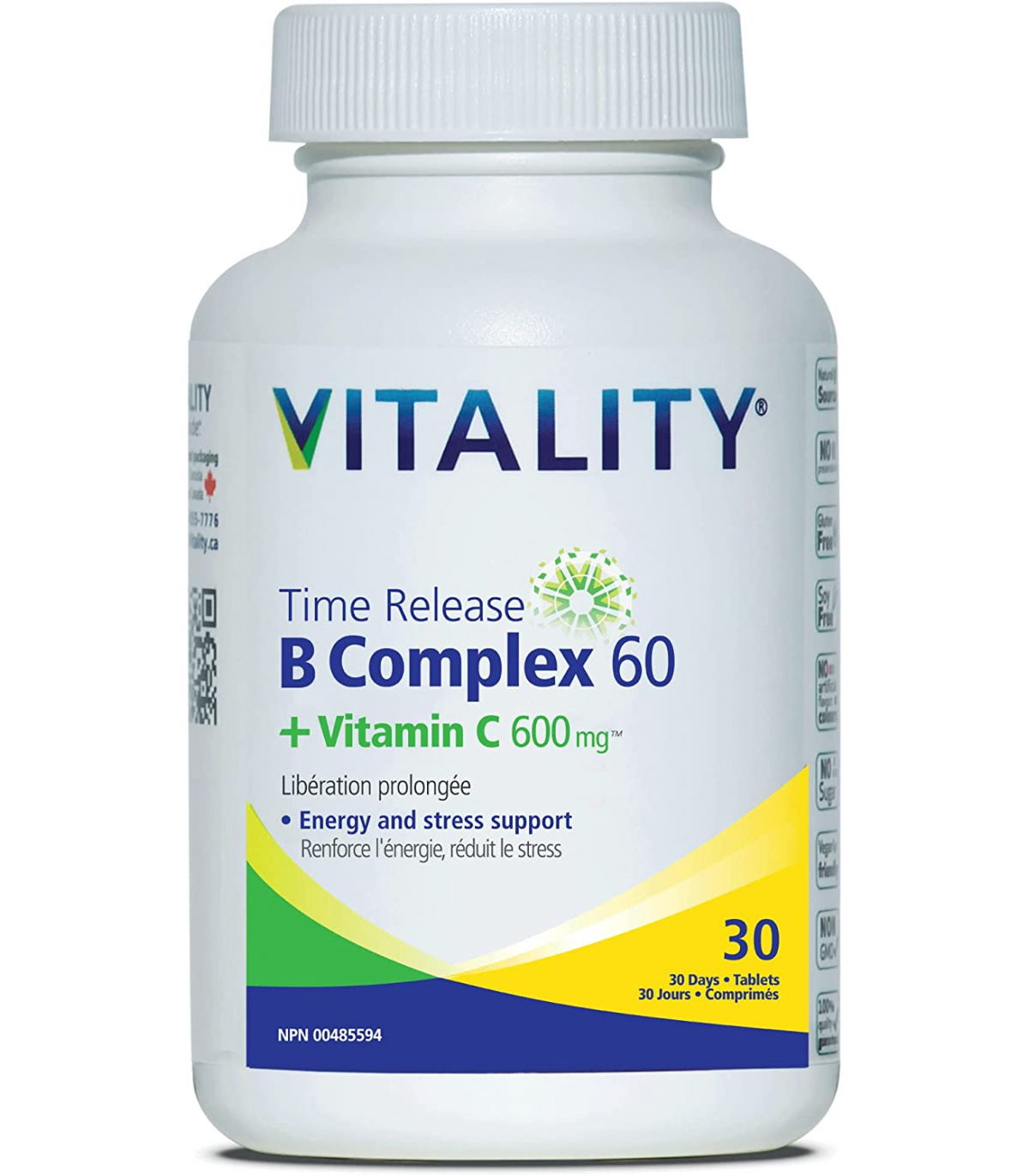 VITALITY Time Release B 60 mg + C 600 mg 30 Tablets | 每天不同折扣, 全网最低价格 | 种类齐全的保健品店铺 VITASHOP, 只有你想不到, 没有你买不到 !