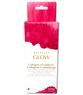 VITALITY GLOW Collagen + Cranberry Box (5) 5 x 8 g | Unbeatable Prices, Daily Deals | VITASHOP