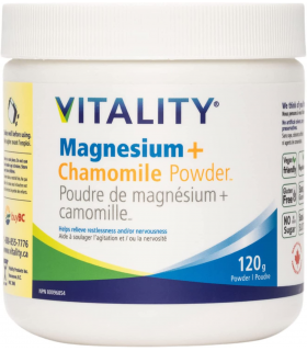 VITALITY Magnesium + Chamomile 120 g | Unbeatable Prices, Daily Deals | VITASHOP