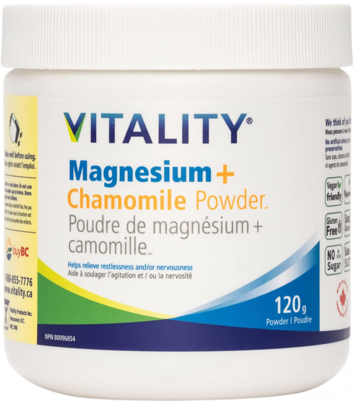 VITALITY Magnesium + Chamomile 120 g | Unbeatable Prices, Daily Deals | VITASHOP