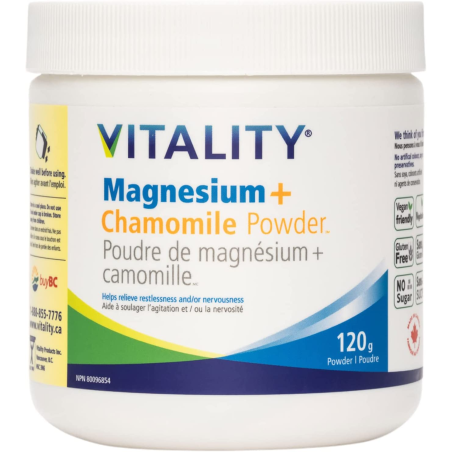 VITALITY Magnesium + Chamomile 120 g | Unbeatable Prices, Daily Deals | VITASHOP