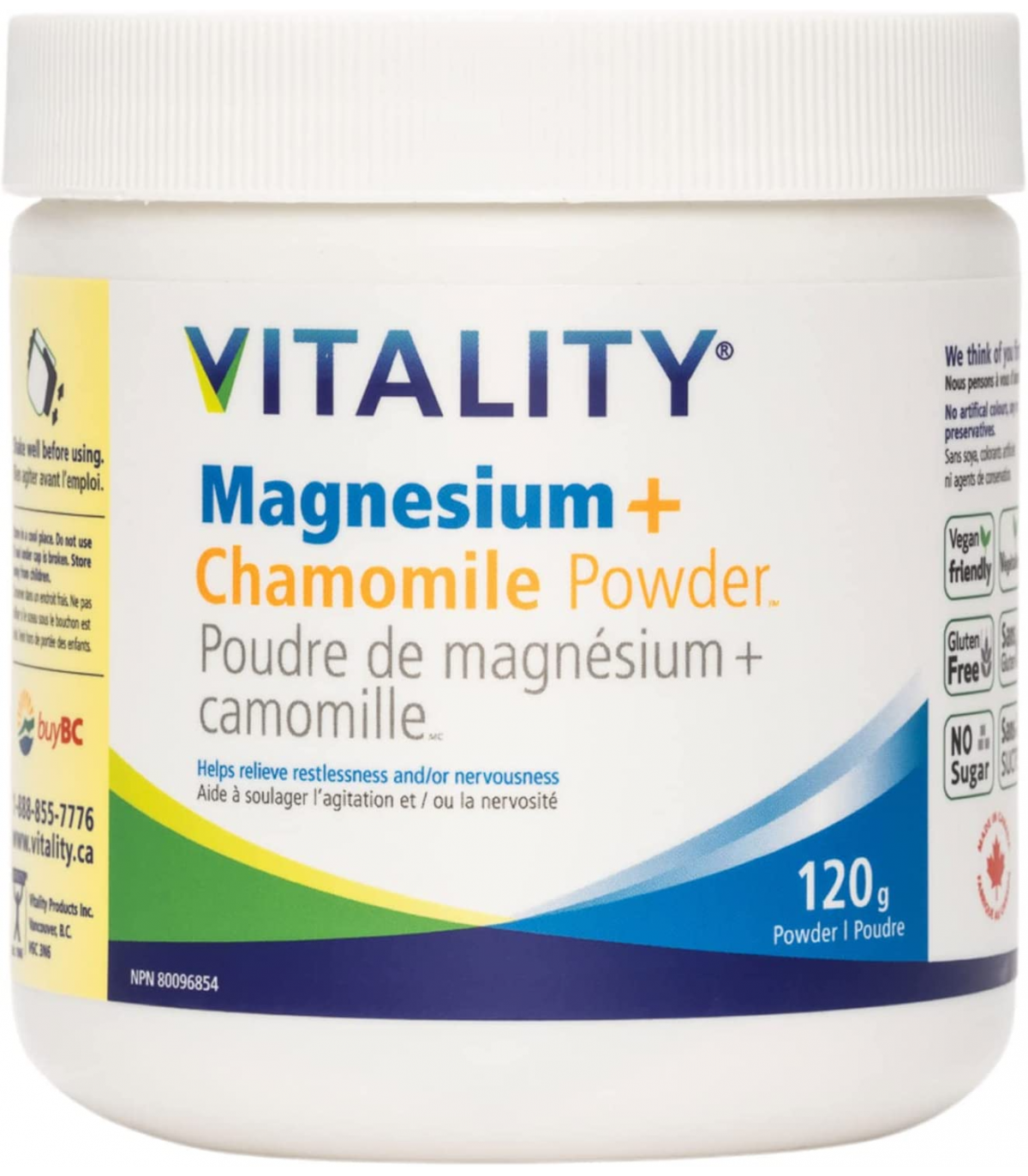 VITALITY Magnesium + Chamomile 120 g | Unbeatable Prices, Daily Deals | VITASHOP