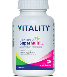 VITALITY Time Release Super Multi+ 30 Days 30 Tablets | Unbeatable Prices, Daily Deals | VITASHOP