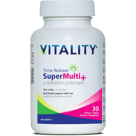VITALITY Time Release Super Multi+ 30 Days 30 Tablets | Unbeatable Prices, Daily Deals | VITASHOP
