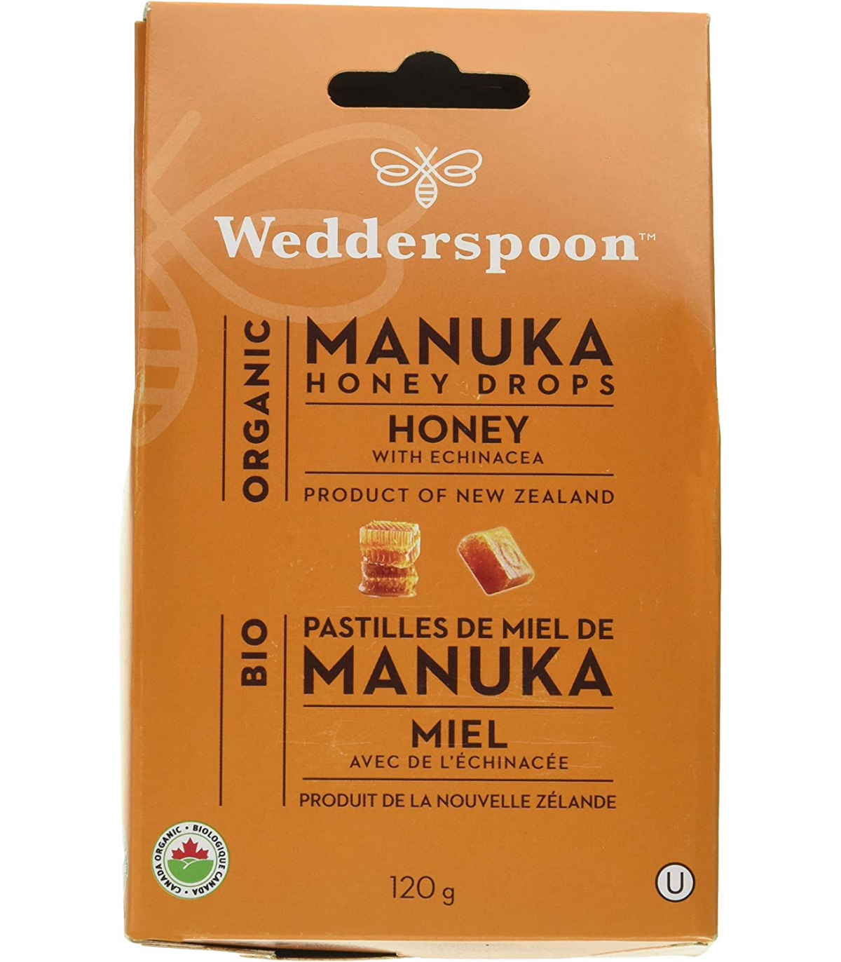 Wedderspoon 웨더스푼 Org 마누카 허니 드롭스 에키네시아 120g | 매일 업데이트되는 특가 상품 | VITASHOP