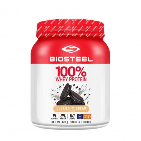 BioSteel Sports Nutrition 바이오스틸 스포츠 뉴트리션 100% 유청단백질 쿠키앤크림 420g | 매일 업데이트되는 특가 상품 | VITASHOP