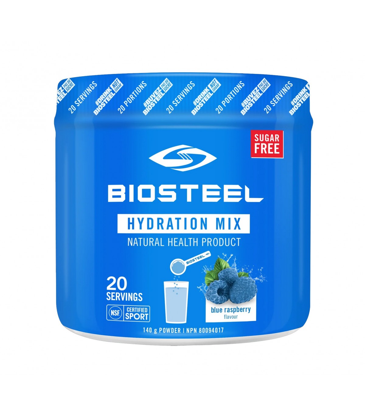 BioSteel Sports Nutrition Hydration Mix Blue Raspberry 140 g | Unbeatable Prices, Daily Deals | VITASHOP