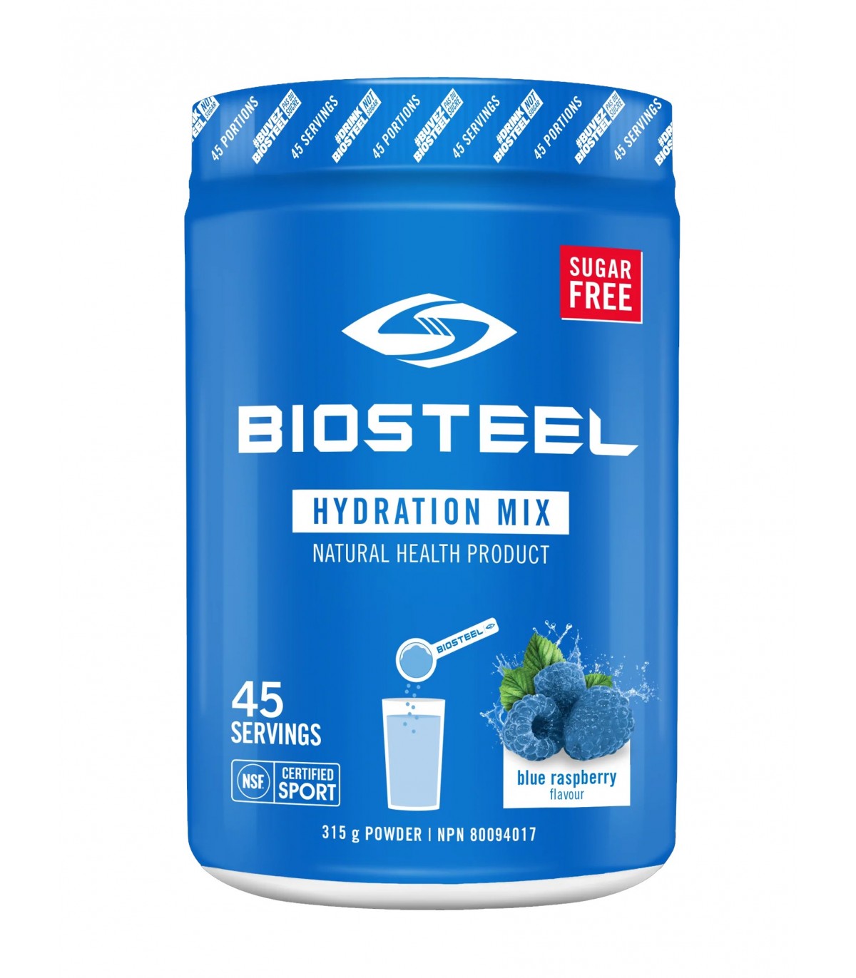 BioSteel Sports Nutrition Hydration Mix Blue Raspberry 315 g | Unbeatable Prices, Daily Deals | VITASHOP