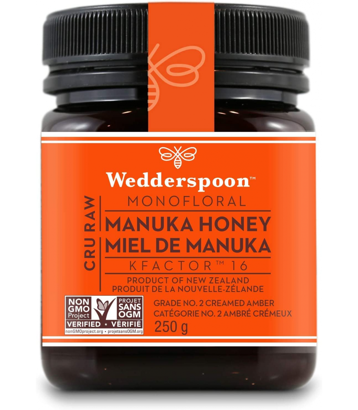 Wedderspoon 웨더스푼 유기농 생 마누카 꿀 KFactor 16 250g | 매일 업데이트되는 특가 상품 | VITASHOP