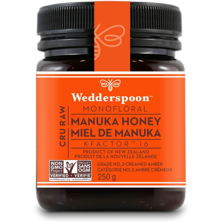Wedderspoon 웨더스푼 유기농 생 마누카 꿀 KFactor 16 250g | 매일 업데이트되는 특가 상품 | VITASHOP
