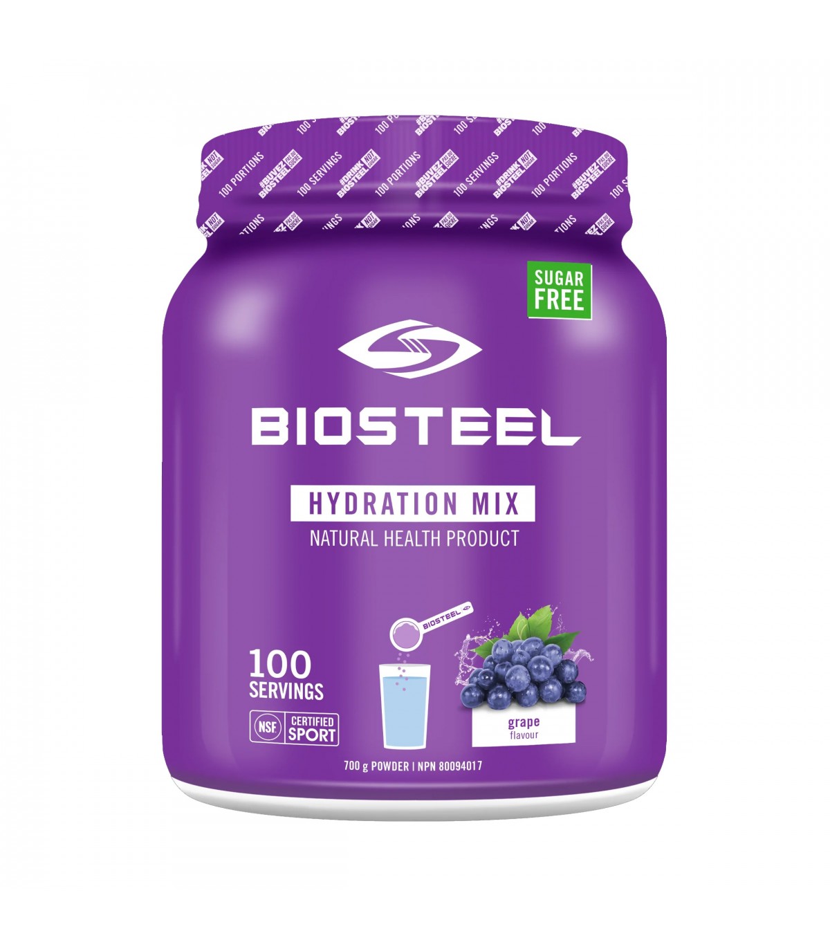 BioSteel Sports Nutrition Hydration Mix Grape 700 g | Unbeatable Prices, Daily Deals | VITASHOP