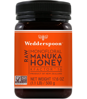 Wedderspoon Raw Manuka Honey KFactor 16 500 g | Unbeatable Prices, Daily Deals | VITASHOP