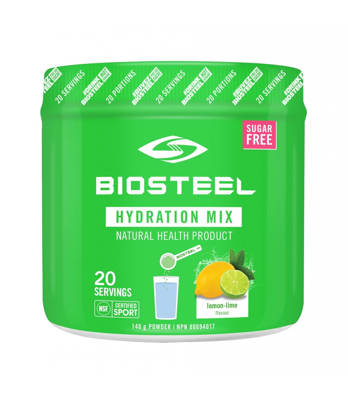 BioSteel Sports Nutrition Hydration Mix Lemon Lime 140 g | Unbeatable Prices, Daily Deals | VITASHOP