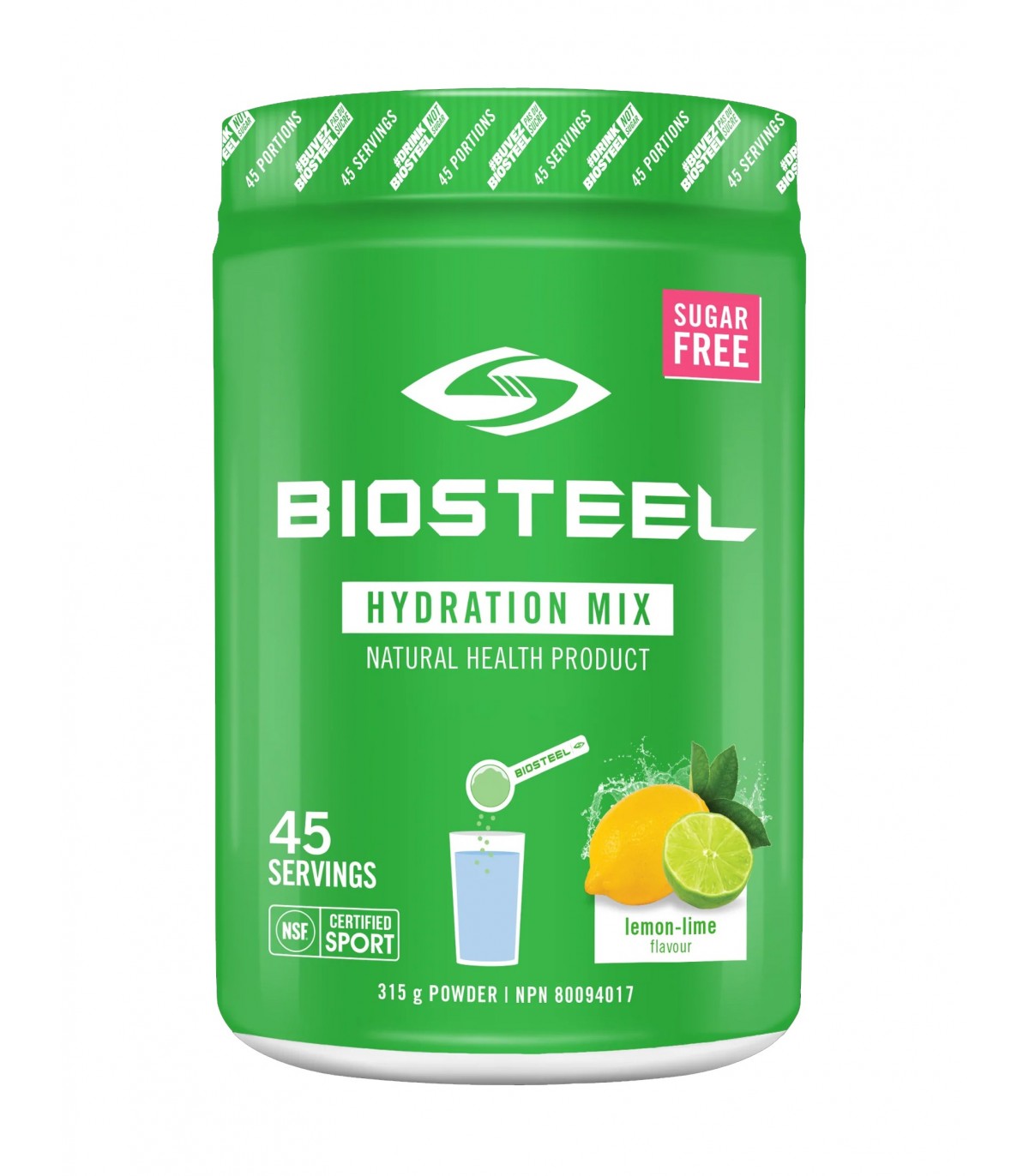 BioSteel Sports Nutrition Hydration Mix Lemon Lime 315 g | Unbeatable Prices, Daily Deals | VITASHOP
