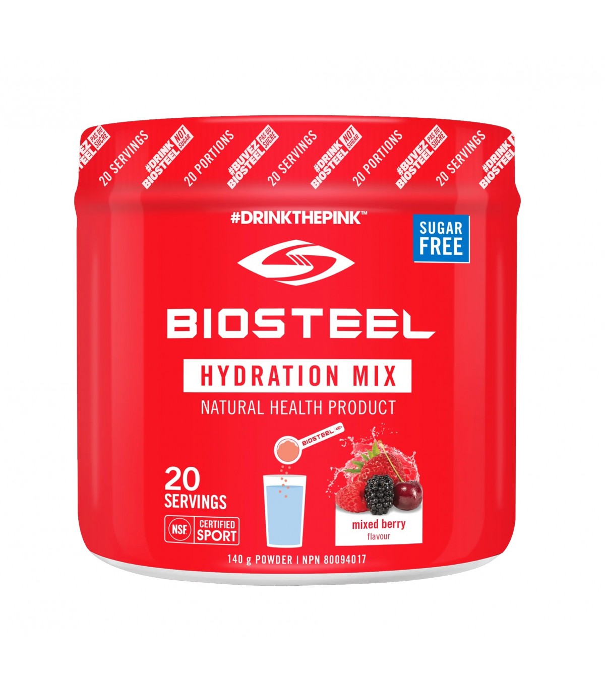 BioSteel Sports Nutrition Hydration Mix Mixed Berry 140 g | Unbeatable Prices, Daily Deals | VITASHOP