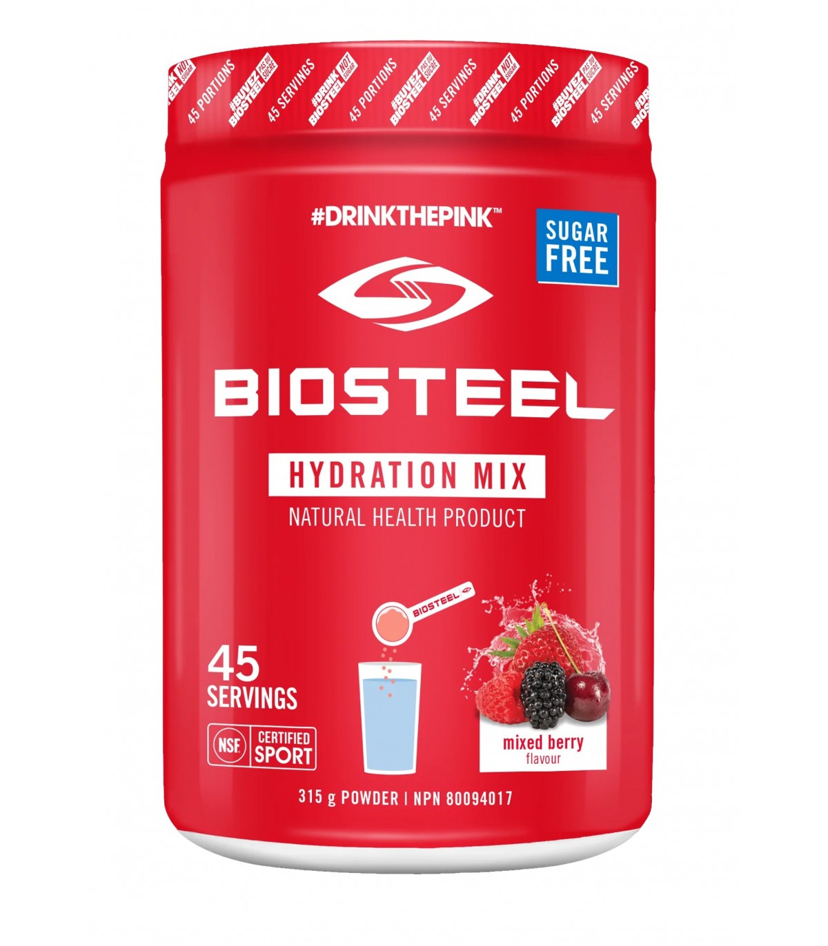 BioSteel Sports Nutrition Hydration Mix Mixed Berry 315 g | Unbeatable Prices, Daily Deals | VITASHOP