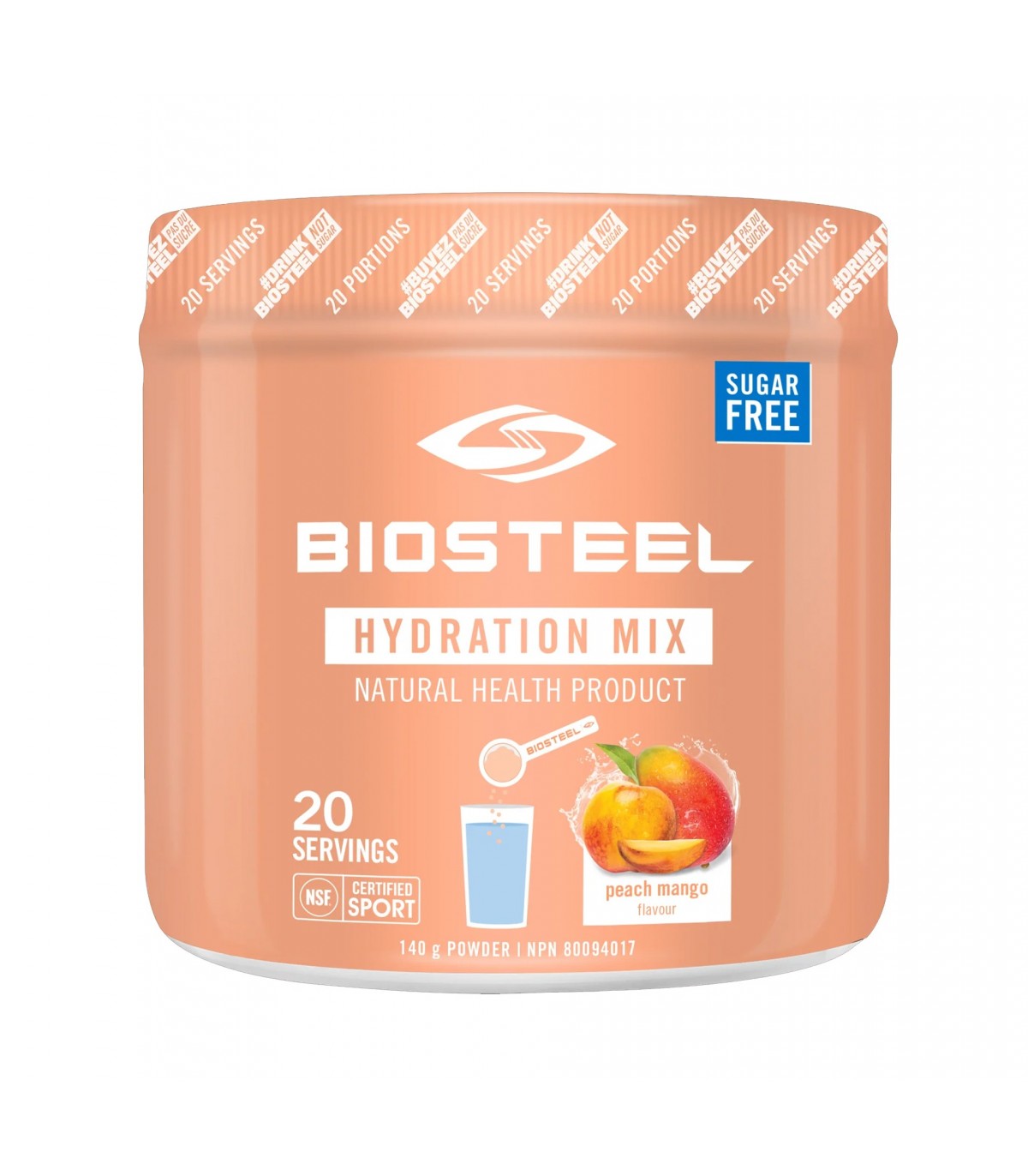 BioSteel Sports Nutrition Hydration Mix Peach Mango 140 g | Unbeatable Prices, Daily Deals | VITASHOP