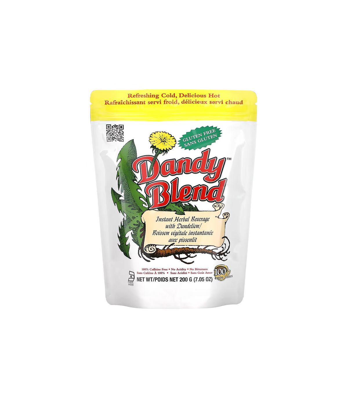 Dandy Blend 앤디 블랜드 민들레를 넣은 인스턴트 허브 음료, 무카페인, 200g(7.05oz) | 매일 업데이트되는 특가 상품 | VITASHOP