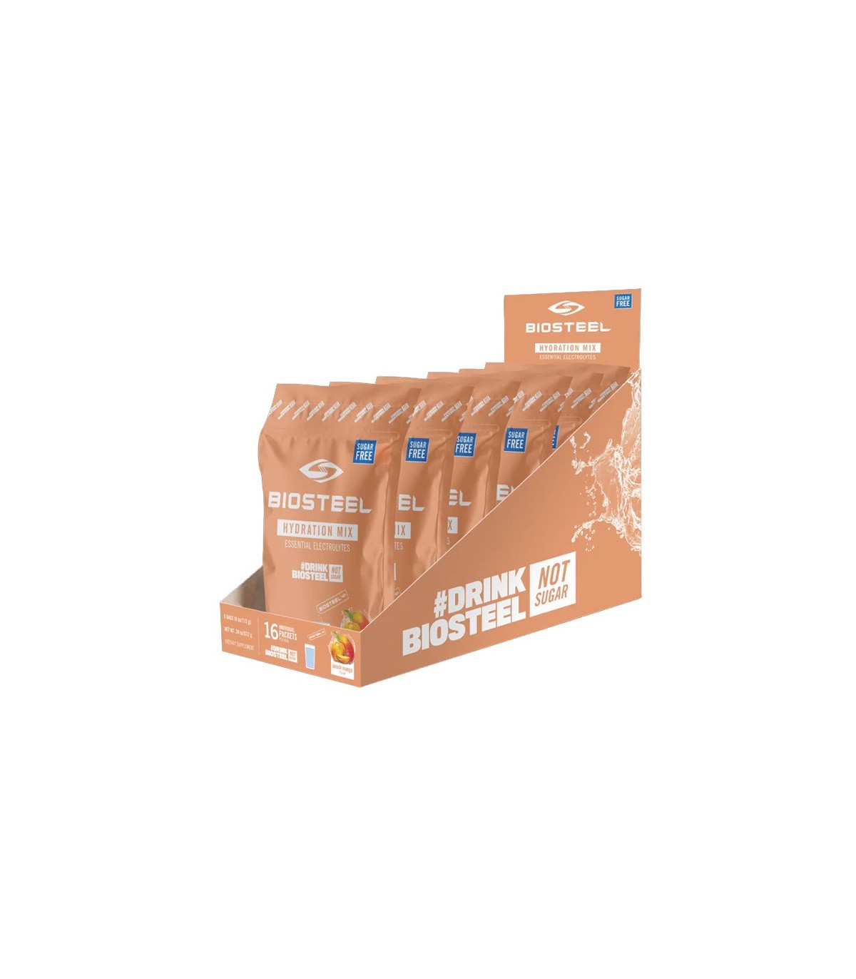 Hydration Mix Peach Mango 6 x 16ct | Safest & Easiest Shopping Vitamins Online | VITASHOP