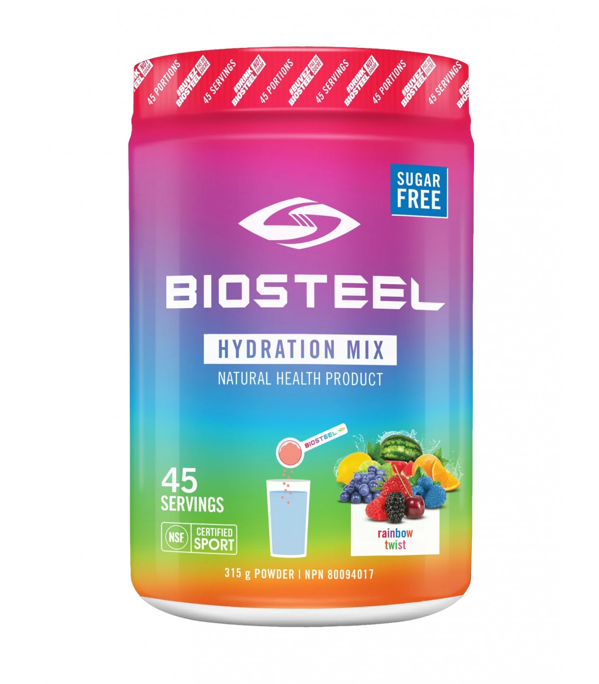 BioSteel Sports Nutrition Hydration Mix Rainbow Twist 315 g | Unbeatable Prices, Daily Deals | VITASHOP