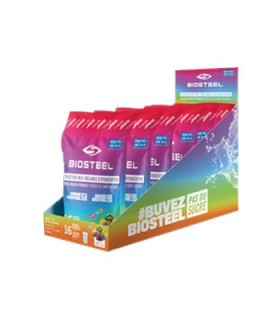 BioSteel Sports Nutrition 바이오스틸 스포츠 뉴트리션 하이드레이션 믹스 레인보우 트위스트 6 x 16ct | 매일 업데이트되는 특가 상품 | VITASHOP