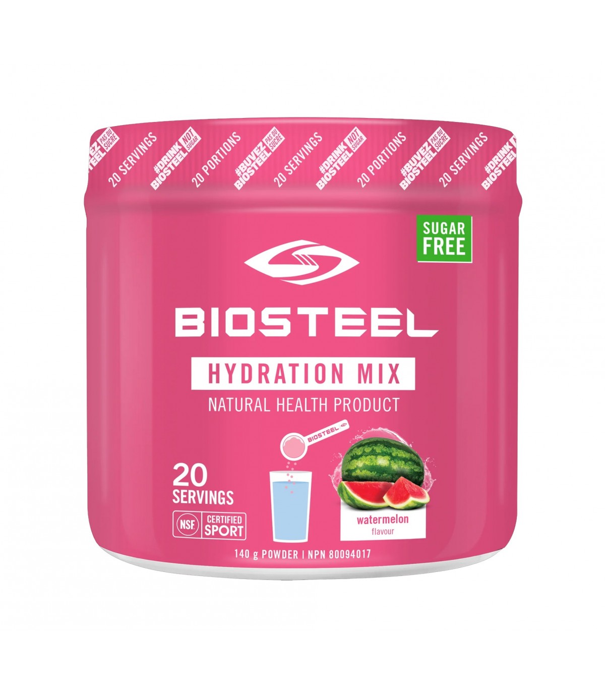 BioSteel Sports Nutrition Hydration Mix Watermelon 140 g | Unbeatable Prices, Daily Deals | VITASHOP