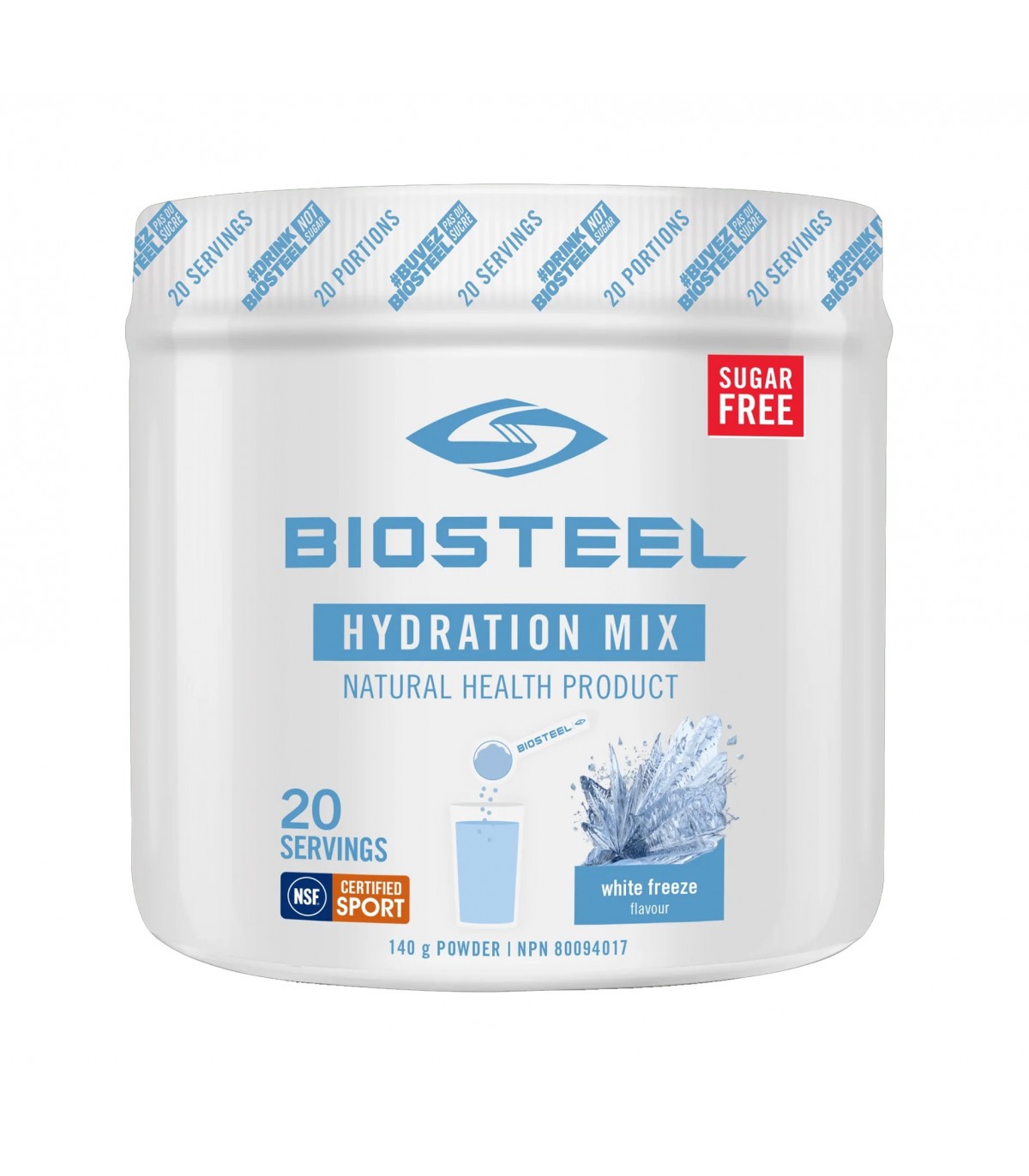 BioSteel Sports Nutrition Hydration Mix White Freeze 140 g | Unbeatable Prices, Daily Deals | VITASHOP