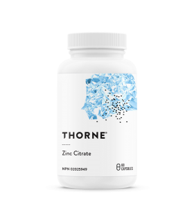 Thorne Research Zinc Citrate 60 Capsules | Unbeatable Prices, Daily Deals | VITASHOP