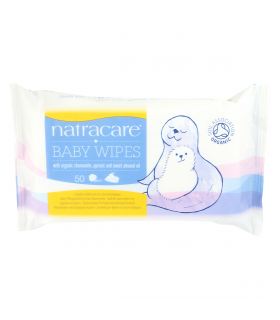 Natracare Baby Wipes 50 pk | Unbeatable Prices, Daily Deals | VITASHOP