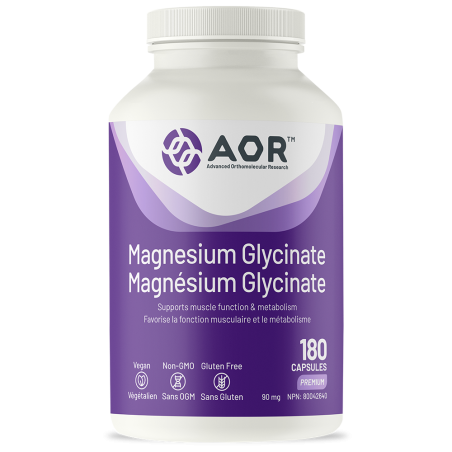 Glycinate de magnésium, 180 gélules | Safest & Easiest Shopping Vitamins Online | VITASHOP