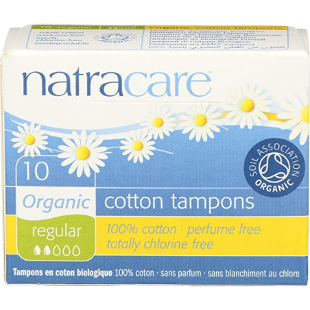 Natracare 네트라케어 ORG Reg Non-Applicator 탐폰 10ct | 매일 업데이트되는 특가 상품 | VITASHOP