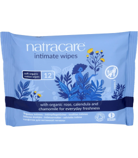 Natracare 네트라케어 오가닉 코튼 인티메이트 와이프 12ct | 매일 업데이트되는 특가 상품 | VITASHOP