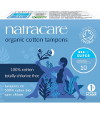 Organic Cotton Super Tampons 10 ct | Safest & Easiest Shopping Vitamins Online | VITASHOP