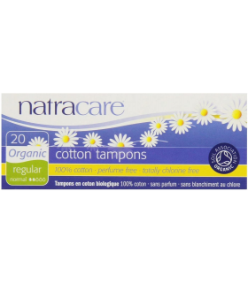 Natracare Organic Cotton Tampons Regular 20 ct | Unbeatable Prices, Daily Deals | VITASHOP