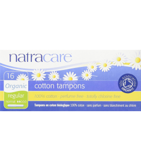 Natracare ORGANIC Regular Applicator Tampons 16 ct | Unbeatable Prices, Daily Deals | VITASHOP