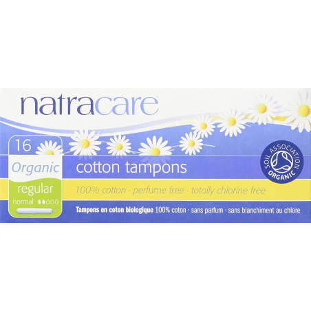 ORGANIC Regular Applicator Tampons 16 ct | Safest & Easiest Shopping Vitamins Online | VITASHOP
