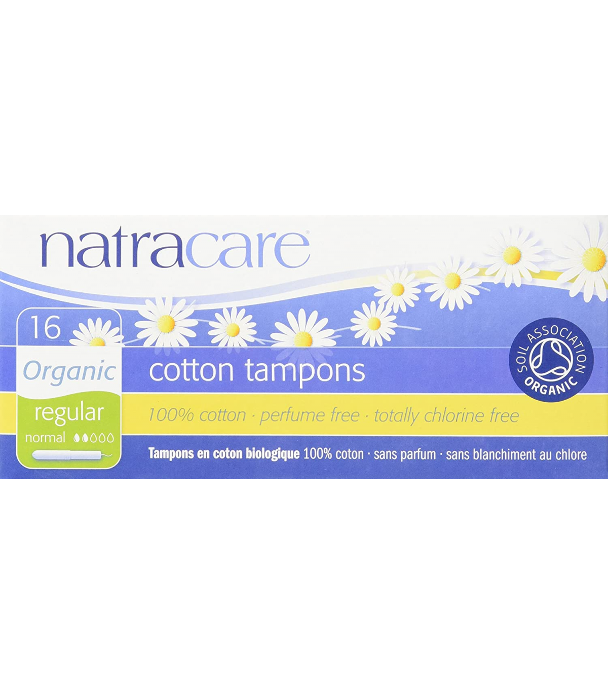 ORGANIC Regular Applicator Tampons 16 ct | Safest & Easiest Shopping Vitamins Online | VITASHOP