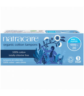 ORGANIC Super Tampons 20 ct | Safest & Easiest Shopping Vitamins Online | VITASHOP