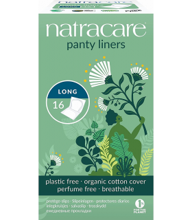 Natracare Panty Liners Long 16 ct | Unbeatable Prices, Daily Deals | VITASHOP
